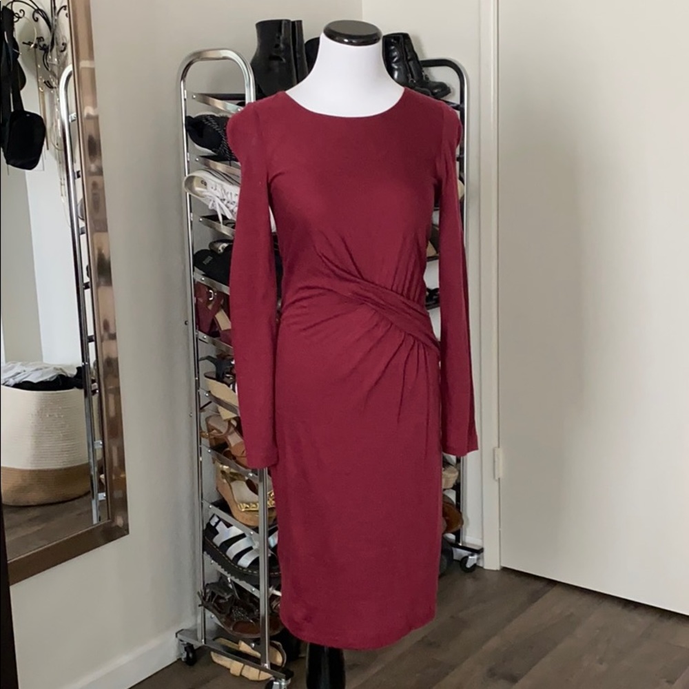 Antonio Melani Long Sleeve Mid Knee Dress Size XS